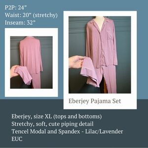 Eberjey Lavender/Lilac Pajama Set